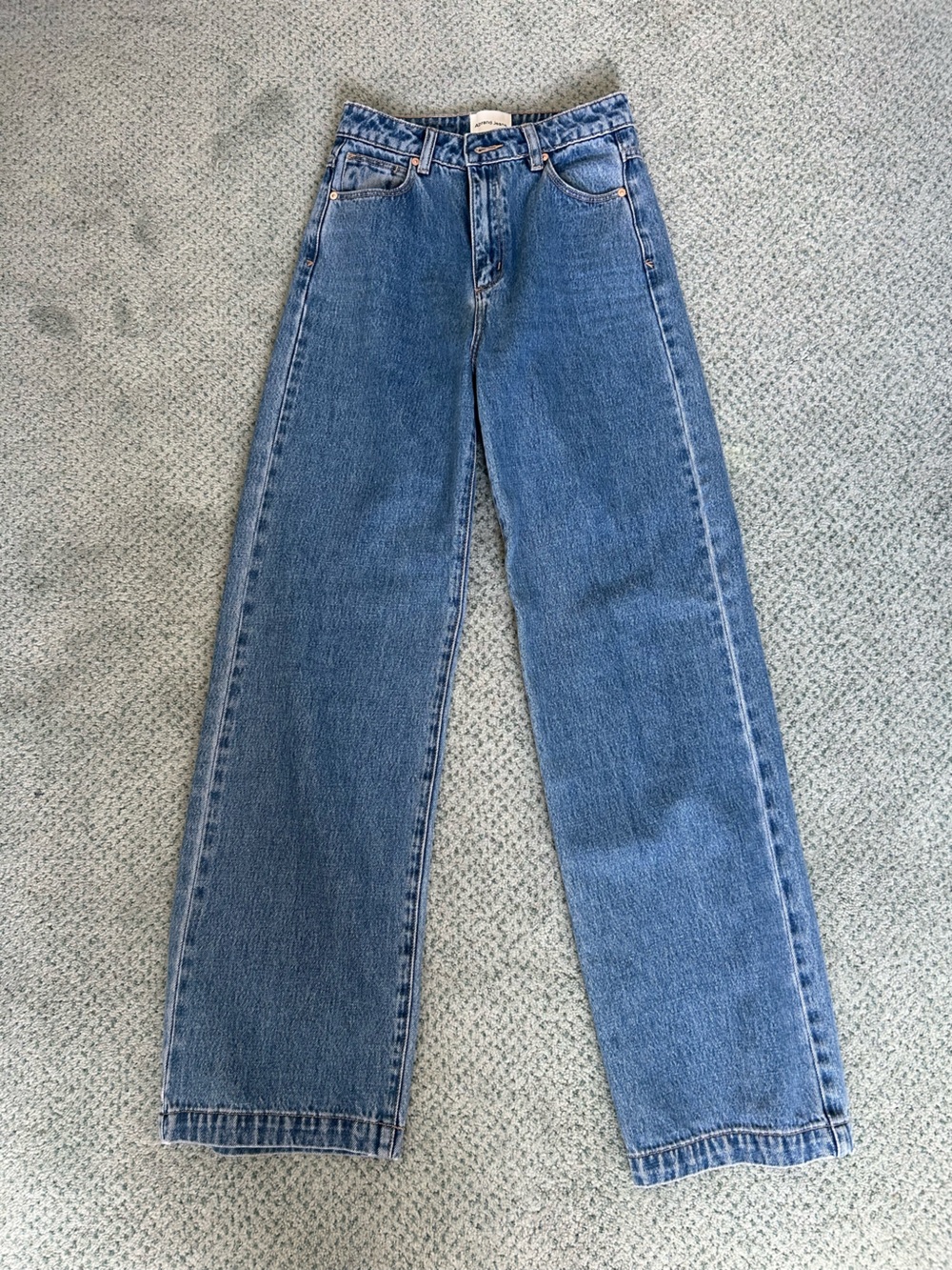 Urban Outfitters Blue High-Rise Wide Leg Jeans